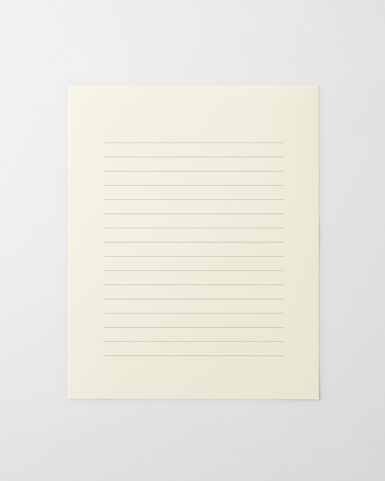 Horizontal Ruled Lines