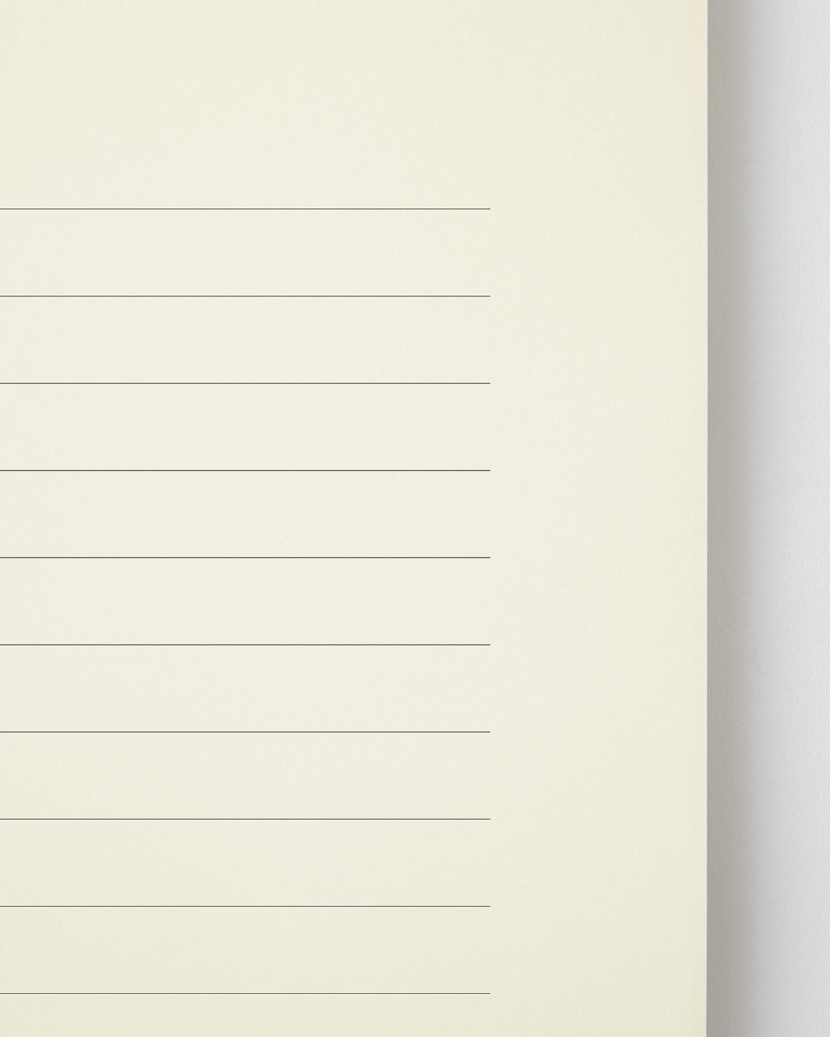 Horizontal Ruled Lines
