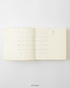 MD Notebook Diary 1 Day 1 Page A5 Square