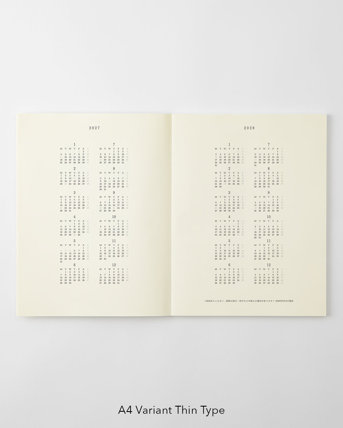 A4 Variant Thin Type