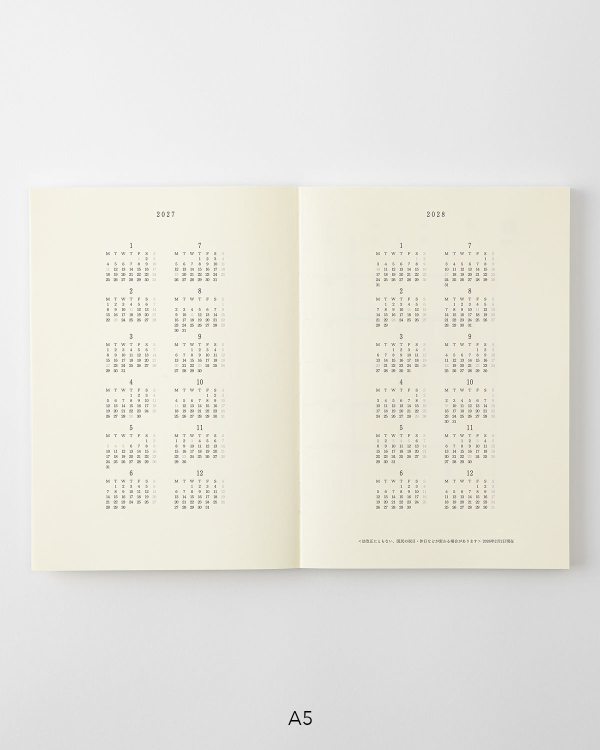 MD Notebook Diary A5