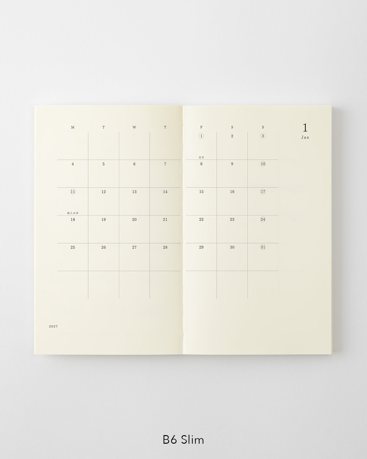 MD Notebook Diary B6 Slim