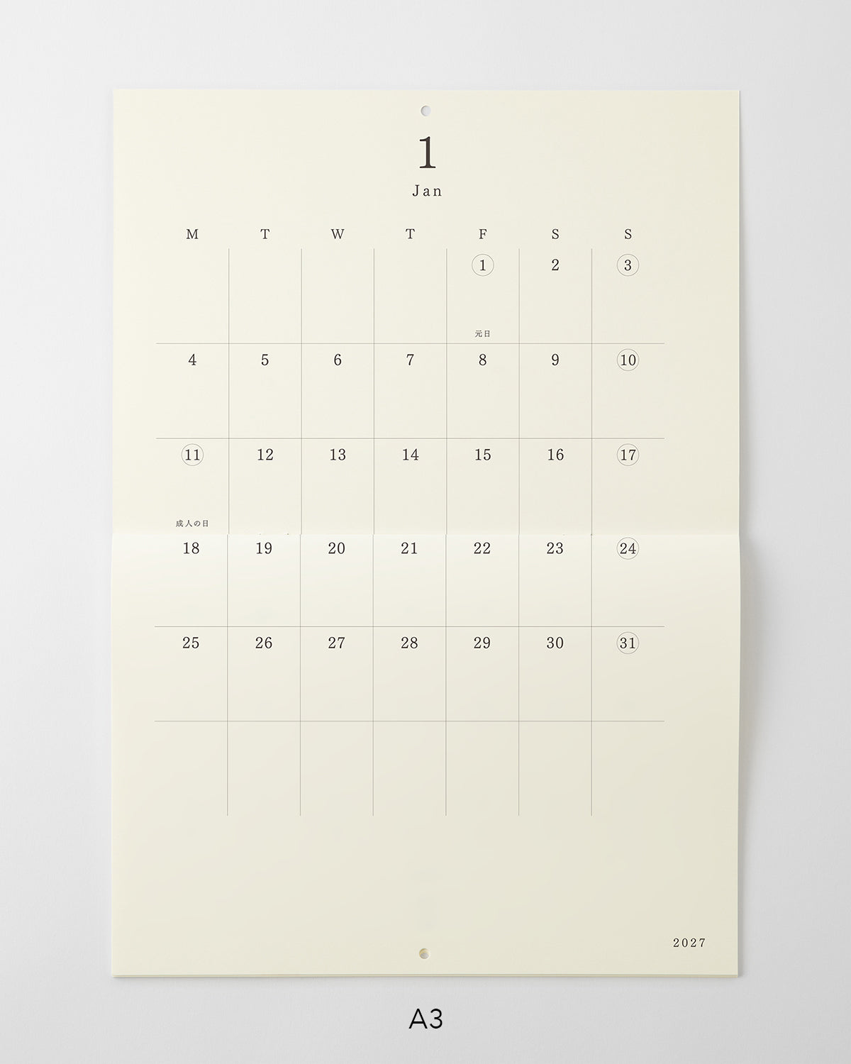 MD Wall Calendar A3