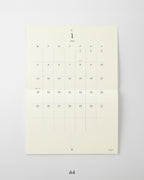 MD Wall Calendar A4